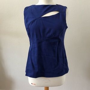 Ann Klein Cut Out Top